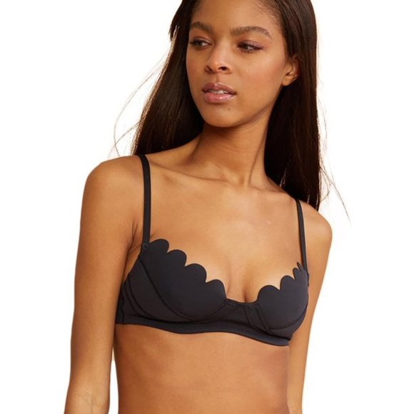 Cynthia Rowley Betty Scuba Bikini Top - Picture 1 of 4